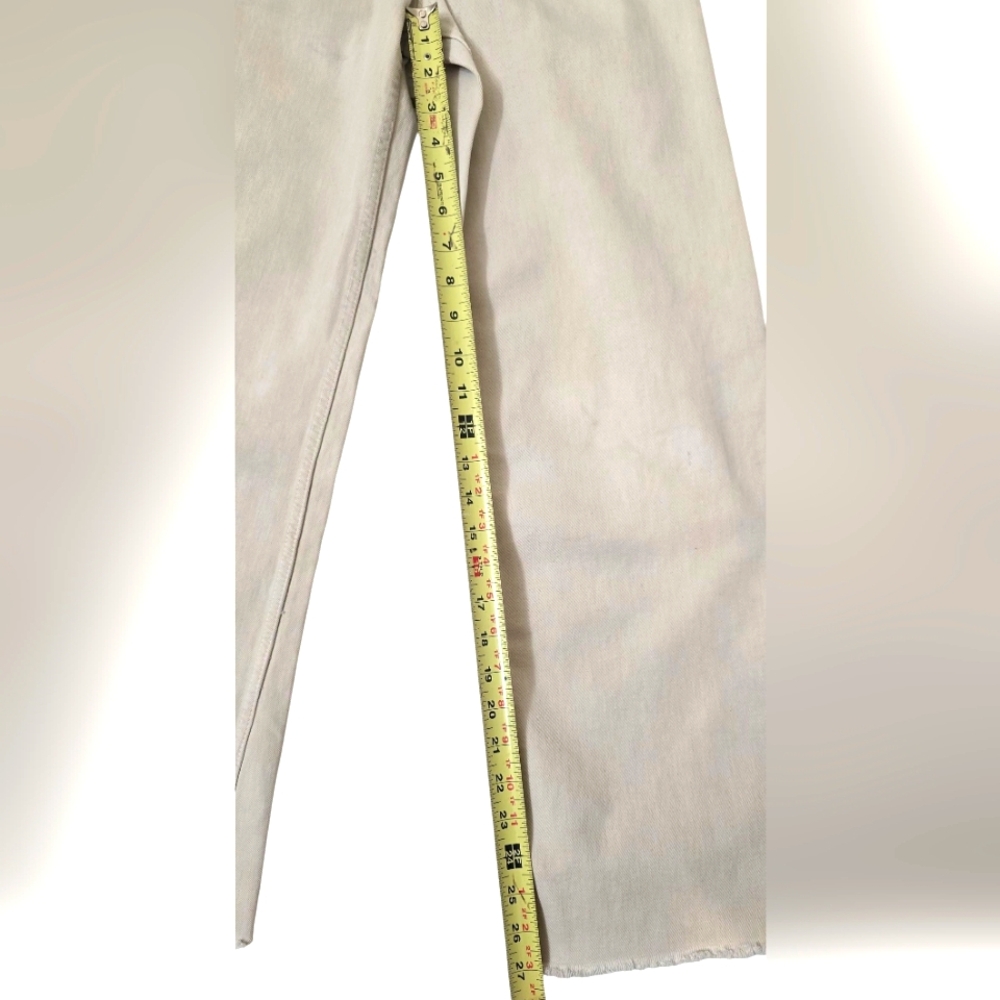 ZARA The Marine Straight High Rise Wide Leg Jeans Size 2 - Picture 5 of 11